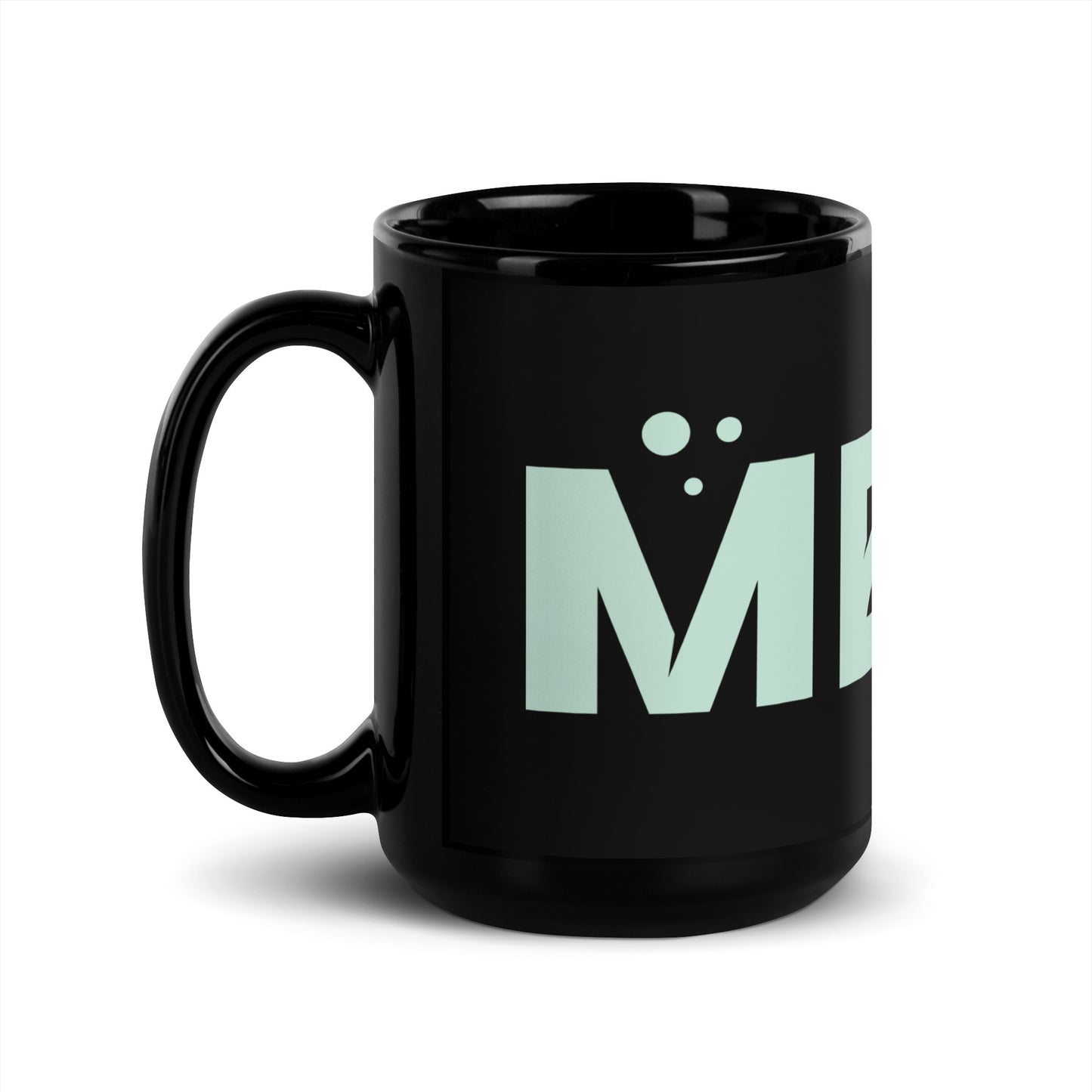 Mero Black Glossy Mug