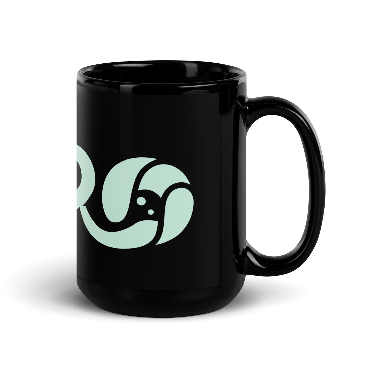 Mero Black Glossy Mug